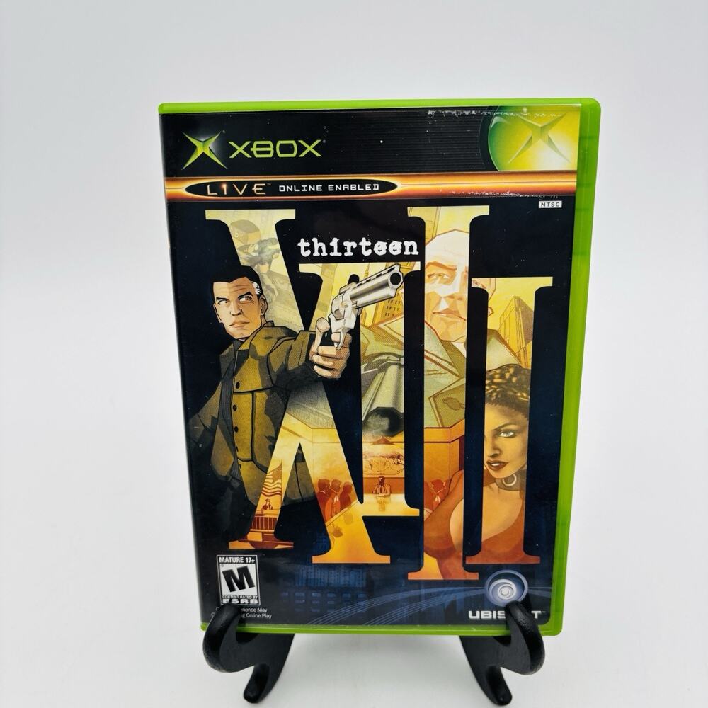 XIII / Thirteen (Original Xbox, 2003) *Complete CIB w/ Reg Card Tested EX Cond